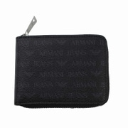 ARMANI JEANS 06V2Q J4 R 折り財布 NERO PVC