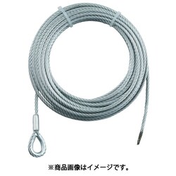 SUSWWS5-30 [手動ウインチ用SUSワイヤーΦ5×30M用 シンブル入りロック]