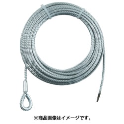 SUSWWS6-20 [手動ウインチ用SUSワイヤーΦ6×20M用 シンブル入りロック]