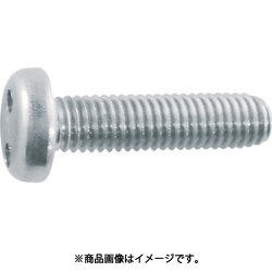 ツーホールナベ頭小ねじ ステンレス M3×6mm 4本入 B109-0306