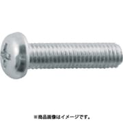 B114-0306 [十字ピンナベ頭小ねじ 三価クロム M3×6mm 65本入]