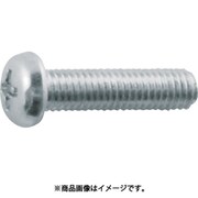 B114-0410 [十字ピンナベ頭小ねじ 三価クロム M4×10mm 57本入]