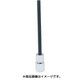 JHW35065 [1/4ドライブ ヘックスロングビットソケット 5mm]