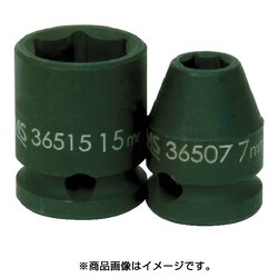 JHW36513 [3/8ドライブ ショートソケット 6角 13mm インパクト]
