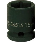 JHW36515 [3/8ドライブ ショートソケット 6角 15mm インパクト]