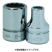 JHWBM-1215 [3/8ドライブ ショートソケット 12角 15mm]