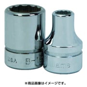 JHWBM-1219 [3/8ドライブ ショートソケット 12角 19mm]