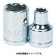 JHWBM-612 [3/8ドライブ ショートソケット 6角 12mm]