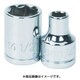JHWBM-617 [3/8ドライブ ショートソケット 6角 17mm]