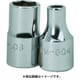 JHWMM-612 [1/4ドライブ ショートソケット 6角 12mm]