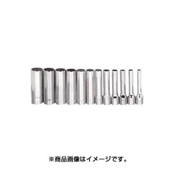 JHWMSMD12HRC [ディープソケットセット 1/4ドライブ 6角 12個]