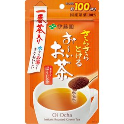 おーいお茶 ほうじ茶 粉末 80g チャック付き袋タイプ