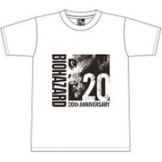 バイオハザード 20th ANNIVERSARY Tシャツ Lサイズ 白
