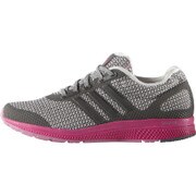 AF4116-235 [ランニングシューズ Mana bounce Knit W（マナ バウンス ニット） レディース 23.5cm ビスタグレーS15/クリスタルホワイトS16/ショックピンクS16]