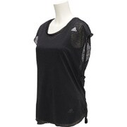 BCL90-AH9966-J/L [蘭 半袖レイヤーTシャツ W レディース Lサイズ ブラック/ブラック]