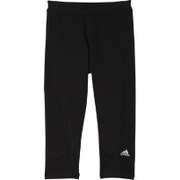 ACO57-AJ2256-J/M [ワークアウト テックフィット コンプレッション カプリタイツ W レディース Mサイズ ブラック/マットシルバー]