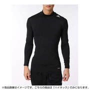 BJK83-AP0833-J/XO [テックフィット BASE ロングスリーブハイネック メンズ XOサイズ ブラック]