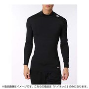 BJK83-AP0833-J/L [テックフィット BASE ロングスリーブハイネック メンズ Lサイズ ブラック]