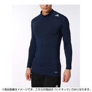 BJK83-AP0835-J/O [テックフィット BASE ロングスリーブハイネック メンズ Oサイズ カレッジネイビー]