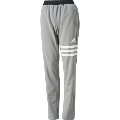 BPZ35-S94606-J/L [adidas24/7 杢ジャージストレートパンツ レディース Lサイズ ミディアムグレイヘザー]