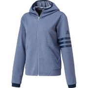 BPZ39-S94618-J/S [adidas24/7 杢フード付ジャージパーカー レディース Sサイズ ローパープルS16]