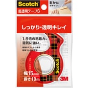超透明テープS 小巻 巻芯径25mm ディスペンサー付 15mm×10m CC1510-D-N