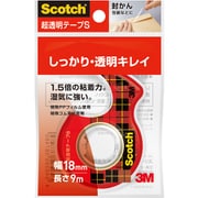 超透明テープS 小巻 巻芯径25mm ディスペンサー付 18mm×9m CC1809-D-N
