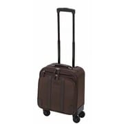 ソフトキャリーケース 旅行日数目安:1~2泊 約16L 100席未満機内持ち込み可 T-134 ベネチーオ バッグ付 XS ブラウン