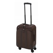 ソフトキャリーケース 旅行日数目安:3~4泊 約24L 100席以上機内持ち込み可 T-134 ベネチーオ バッグ付 L ブラウン