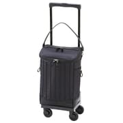 ソフトキャリーケース 約16L 100席以上機内持ち込み可 D-217 リニーエ バッグ付 L21 ブラック