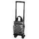 ソフトキャリーケース 約5L 100席未満機内持ち込み可 D-233 タルタン バッグ付 TS15 シルバーチェック