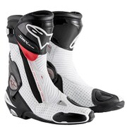 レーシングブーツ 43 BLACK/WHITE/RED/VENTED SMX PLUS BOOT 1015