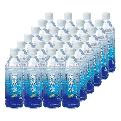 アルカリイオンの天然水 [PET 500ml×24本入]