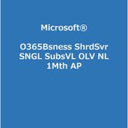 O365Bsness ShrdSvr SNGL SubsVL OLV NL 1M [ライセンスソフト]