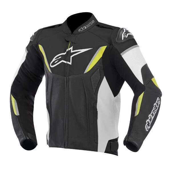 レーシングジャケット 48 BLACK/WHITE/YELLOW FLUO GP-R レザージャケット 1515
