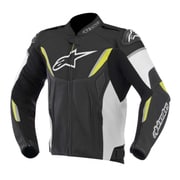 レーシングジャケット 48 BLACK/WHITE/YELLOW FLUO GP-R レザージャケット 1515