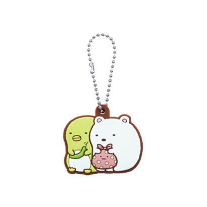 RM-4524 [すみっコぐらし ラバーキーカバー ぺんぎん？・しろくま]