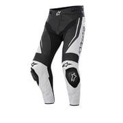 レーシングパンツ 58 ブラック/ホワイト TRACK LEATHER PANTS 9015