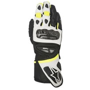 レーシンググローブ XL BLACK/WHITE/YELLOW FLUO SP-1 レザー グローブ 8115