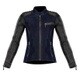 レディースジャケット 38 INDIGO BLUE BLACK RENEE TEXTILE レザージャケット