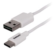 USB Type-Cコネクタ データ転送&充電ケーブル 1m ホワイト OWL-CBJDCA10-WH