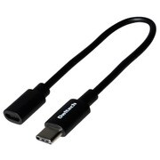 USB Type-Cコネクタ データ転送&充電ケーブル 15cm ブラック OWL-CBJDCM1-BK