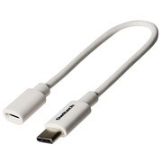 USB Type-Cコネクタ データ転送&充電ケーブル 15cm ホワイト OWL-CBJDCM1-WH