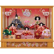 ひかり 芥子五人 [親王ケース雛]