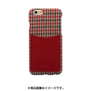 HAN7321i6S [iPhone 6s/6用 レザーポケットバー ハウンドトゥースRD]