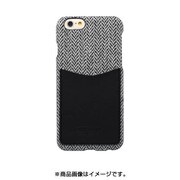 HAN7322i6S [iPhone 6/6s用 レザーポケットバー ヘリンボーンBK]