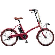 電動アシスト自転車 グリッター 20型 内装3段変速 8.0Ah クラシカルレッド BE-ELGL03R