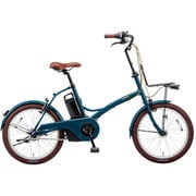 電動アシスト自転車 グリッター 20型 内装3段変速 8.0Ah クラシカルブルー BE-ELGL03V