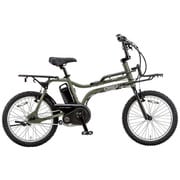電動アシスト自転車 EZ(イーゼット) 20型 内装3段変速 8.0Ahマットオリーブ BE-ELZ03G