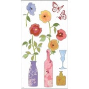 PLK150 [ラメ入りウォールステッカー FLOWER POT グリッター]